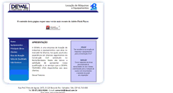 Desktop Screenshot of dewal.com.br