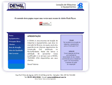 Tablet Screenshot of dewal.com.br